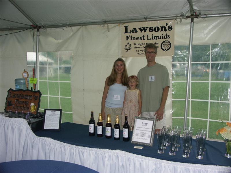 Sean Karen & Ava at the VT Brewer's Festival, 2008!