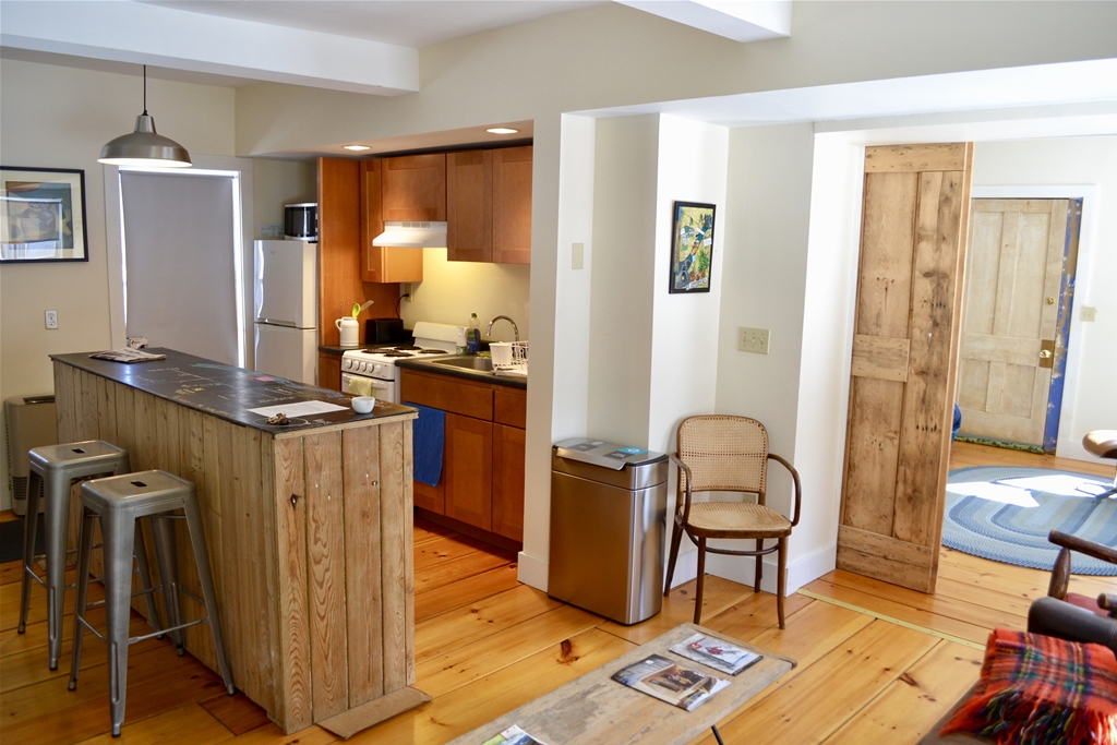 Wide plank pine floors