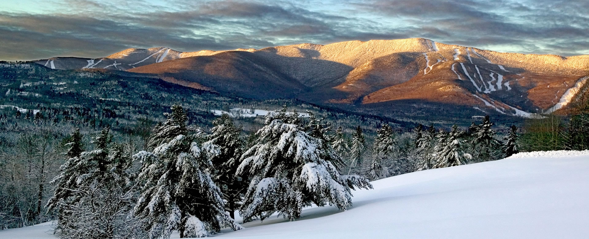 Winter on Bragg Hill Rd in Fayston